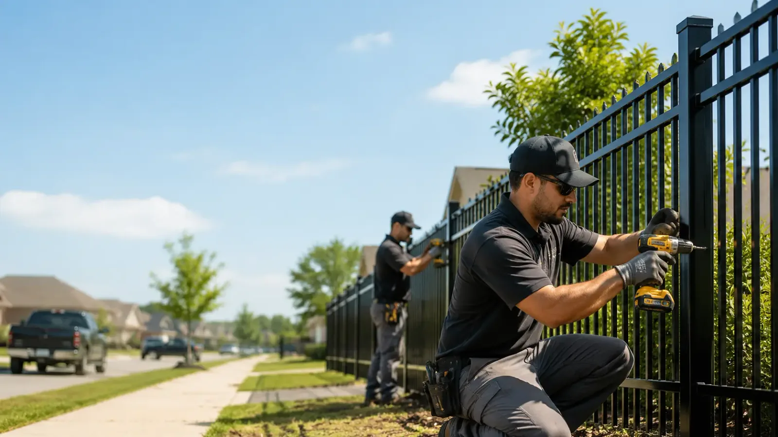 Metal Fence Installation in Deport, TX